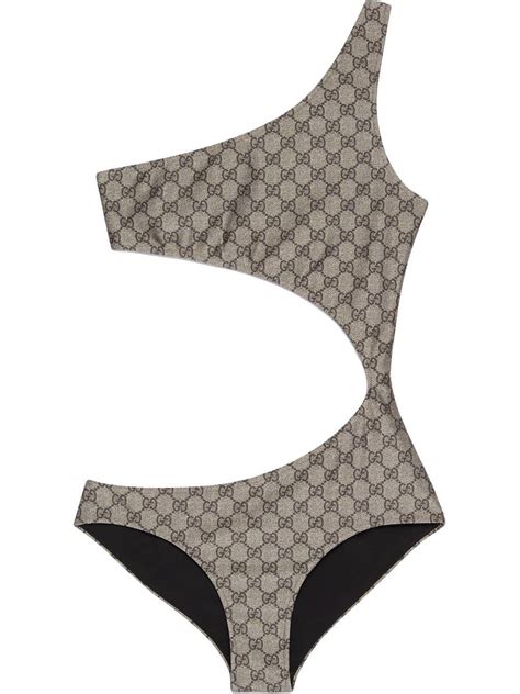 gucci swimsuit one shoulder|gucci swimsuit women.